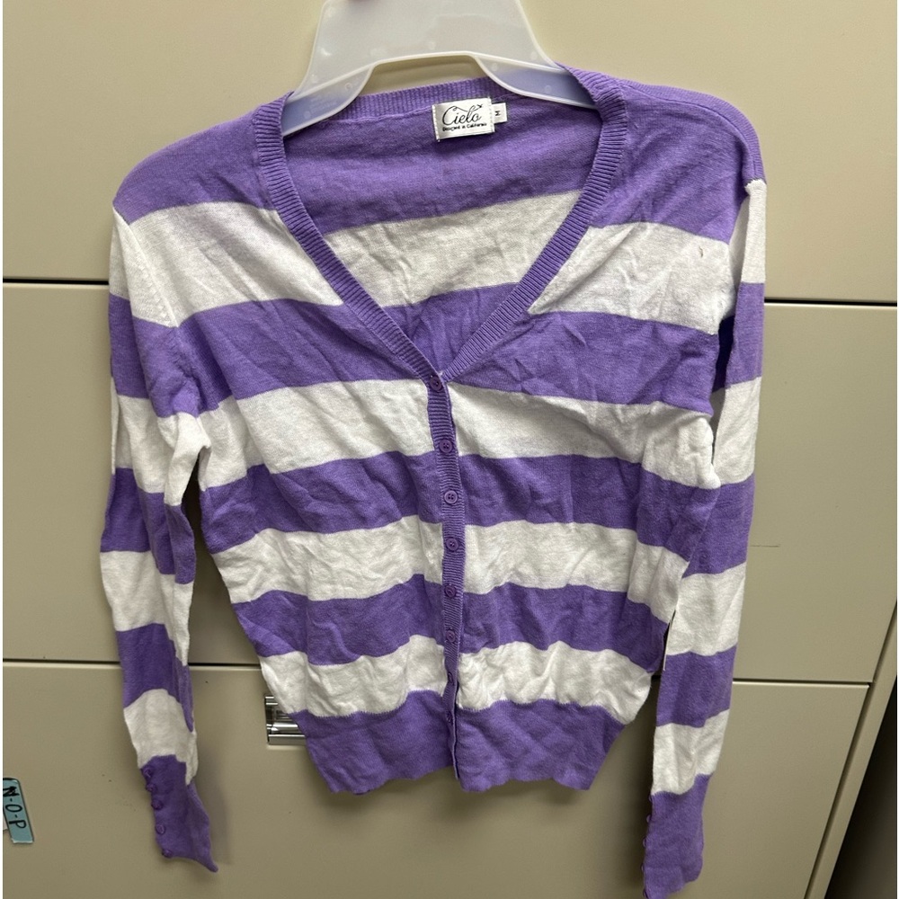 Cielo Womens Button Down Cardigan Sweater New With Tags